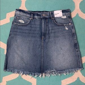 Denim Mini Skirt